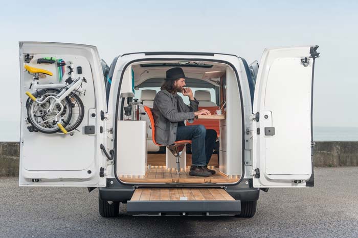 This Cool Electric Van Lets You Work and Travel Anywhere You Want